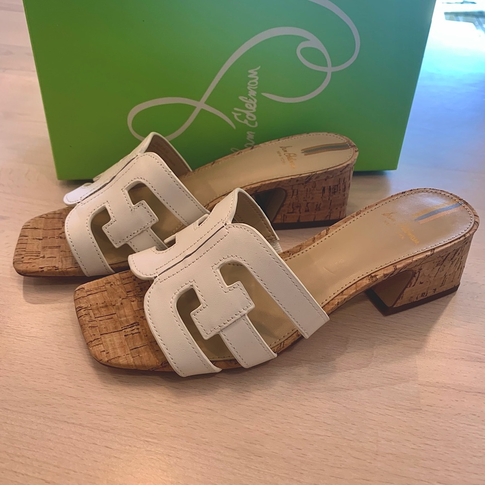Sam Edelman Winslow Mule Heels 6 white NIB